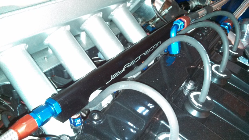 Jay Racing High Flow Fuel Rail for Mazda Protege MP3 Mazdaspeed - Click Image to Close